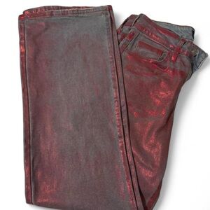 Fashion Nova Metallic Jeans